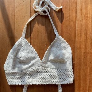 Earthbound crochet halter top